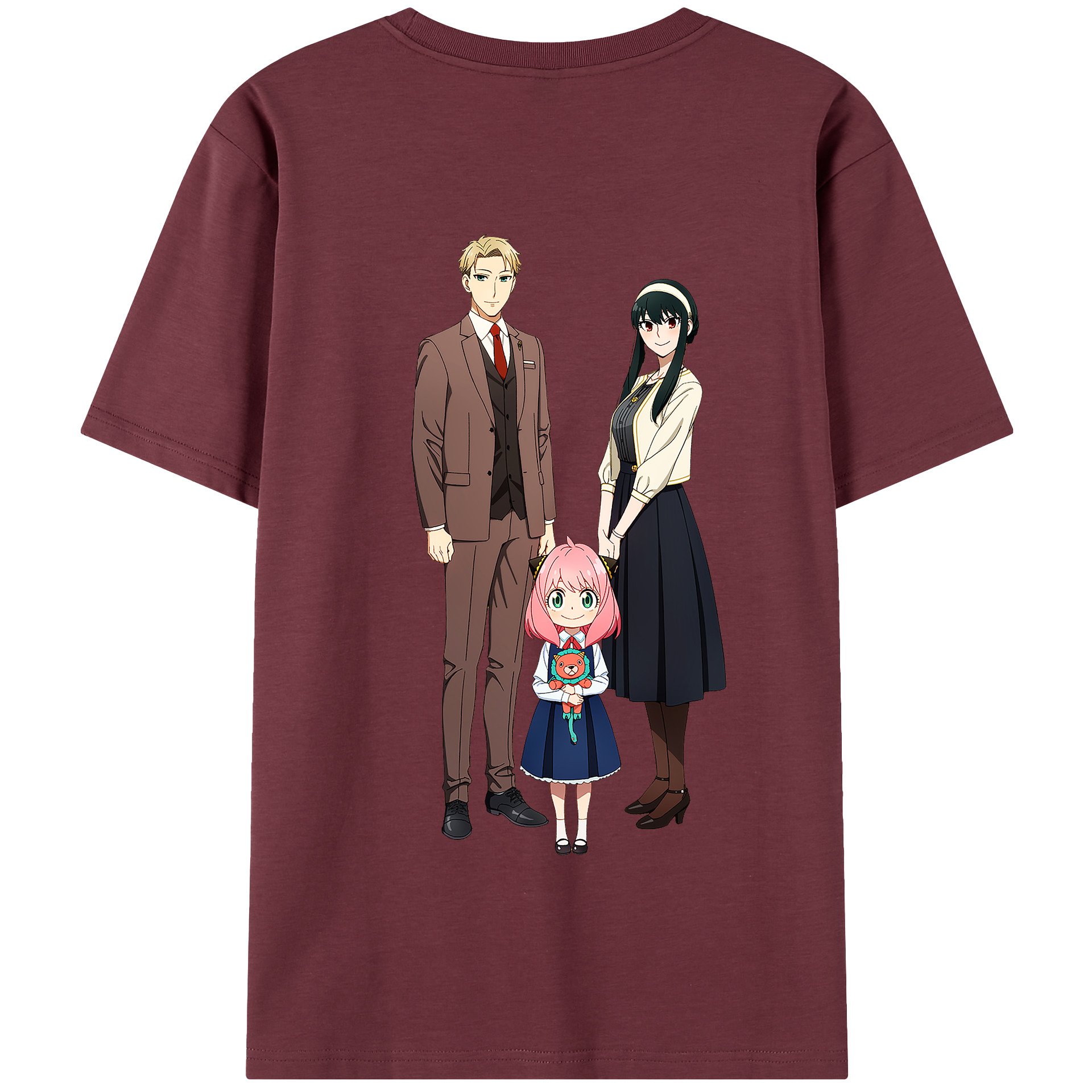 （画像用） SPY×FAMILY间谍家家酒 綿100％半袖Tシャツ（背面プリント）